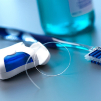 Toothbrush, dental floss and mouth wash